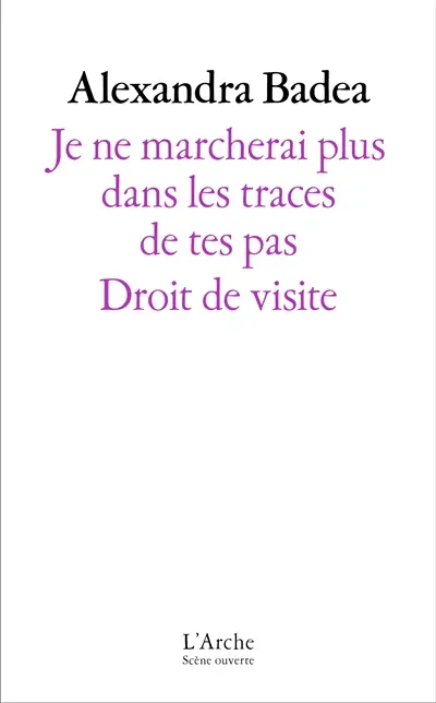 Je ne marcherai plus dans les traces de tes pas