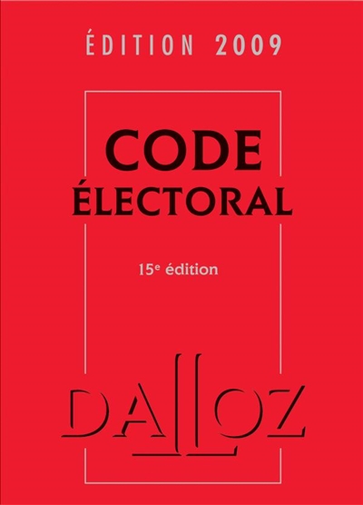 Code électoral 2009