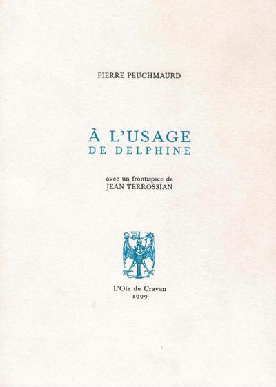 A l'usage de Delphine