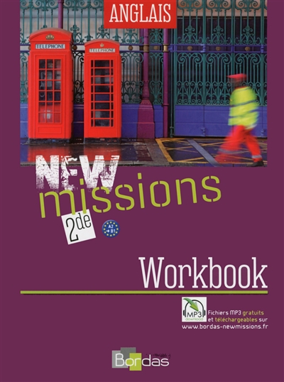 New missions anglais 2de : workbook