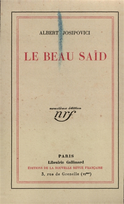 Le beau Saïd