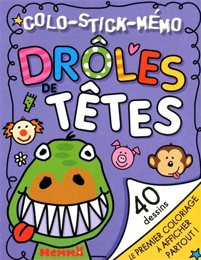 Drôles de têtes, colo-stick-mémo