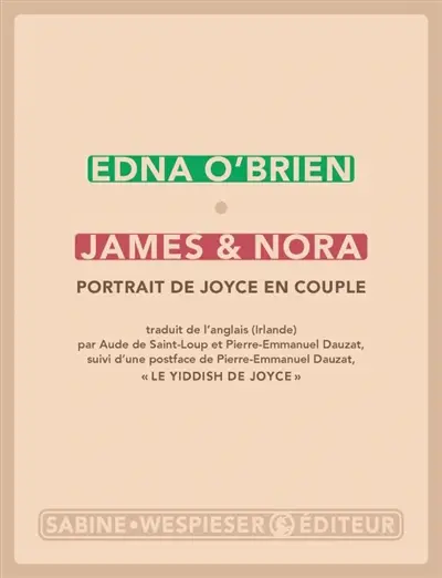 James & Nora : portrait de Joyce en couple. Le yiddish de Joyce