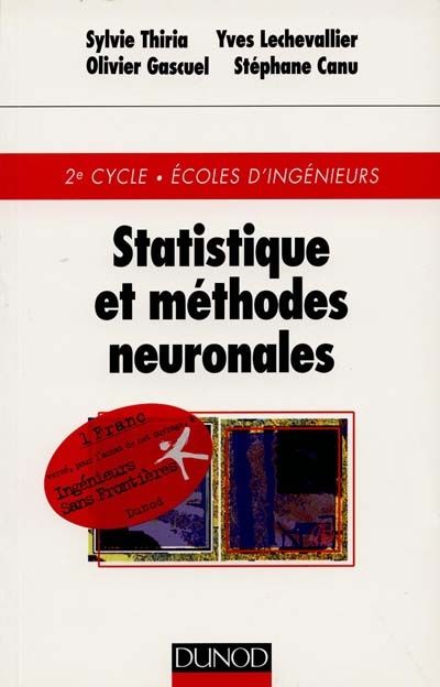 Statistiques et méthodes neuronales : 2e cycle, Ecoles d'ingénieurs