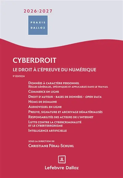 Cyberdroit 2026-2027 : le droit à l'épreuve du numérique Cyberdroit 2026-2027 : le droit à l'épreuve du numérique