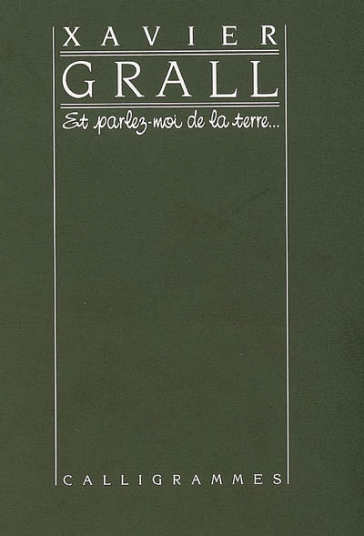 Et parlez-moi de la terre...