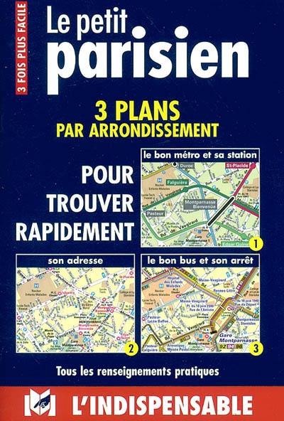 Le petit parisien, R19 : 3 plans par arrondissement