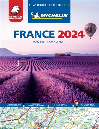 France 2024 : atlas routier et touristique : plastifié