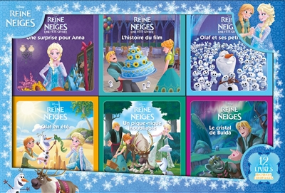 La reines des neiges : 12 livres : histoires, coloriages