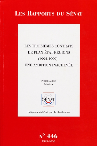 Les troisièmes contrats de plan Etat-régions, 1994-1999 : une ambition inachevée