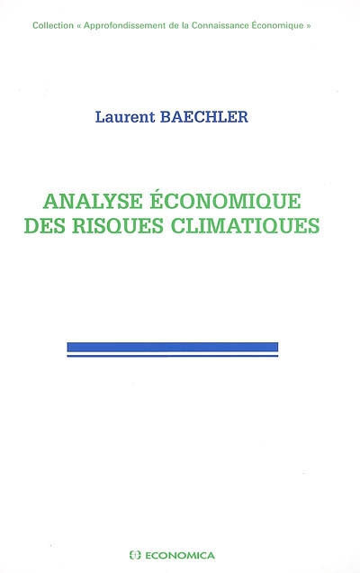 Analyse économique des risques climatiques
