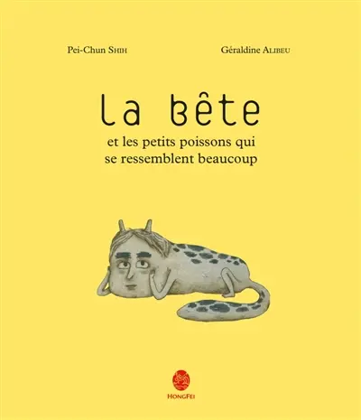 La bête et les petits poissons qui se ressemblent beaucoup