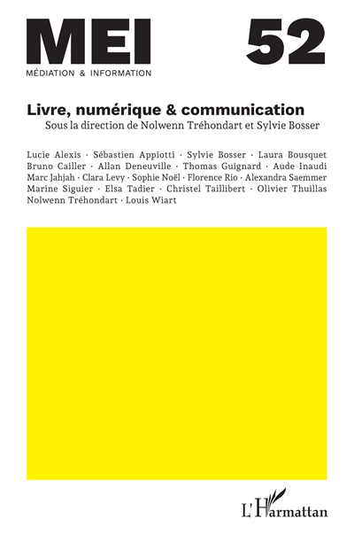 MEI Médiation et information, n° 51. Livre, numérique & communication