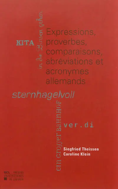 Expressions, proverbes, comparaisons, abréviations et acronymes allemands