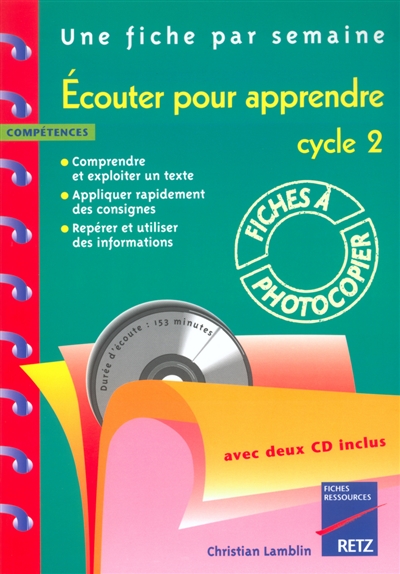 Ècouter pour apprendre Cycle 2