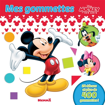 Mickey et ses amis : 24 décors et plus de 400 gommettes !