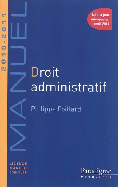 Droit administratif : 2010-2011