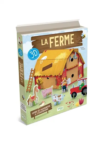 La ferme 3D : livre et maquette à construire