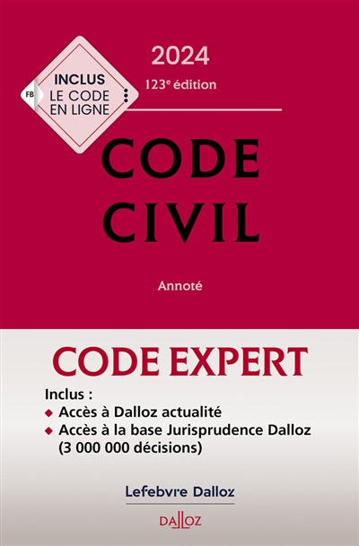 Code civil 2024
