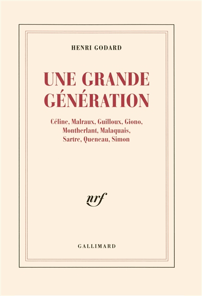 Une grande génération :...