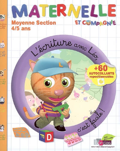 Maternelle, moyenne section, 4-5 ans : l'écriture avec Léo, c'est facile !