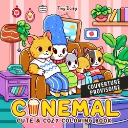 Cinemal : comfy & adorable coloring book