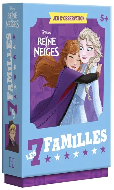 La reine des neiges : les 7 familles : jeu d'observation