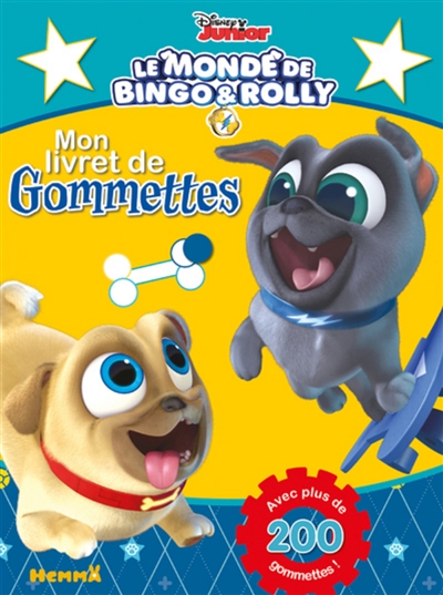Le monde de Bingo & Rolly : mon livret de gommettes