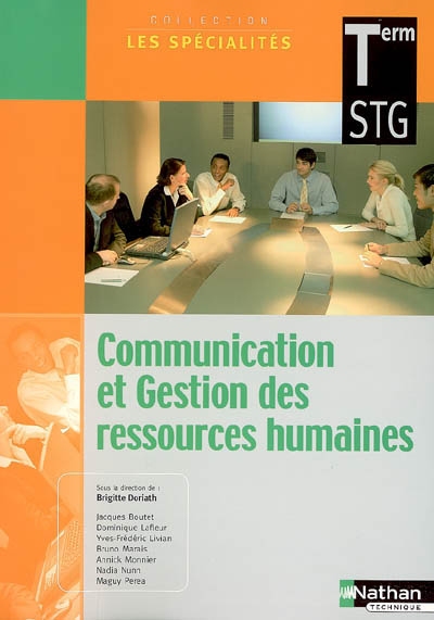 Communication et gestion des ressources humaines term STG