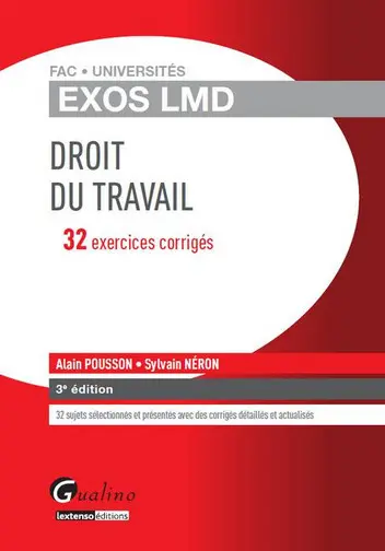 Droit du travail : 32 exercices corrigés
