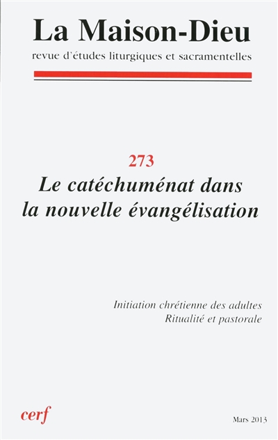 Maison Dieu (La), n° 273....