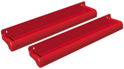 Bacs rouges pour chevalet