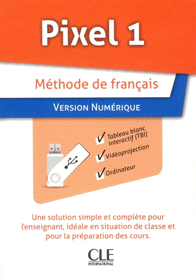 Pixel 1 : méthode de français : version numérique