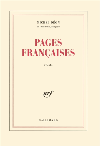 pages françaises : récits