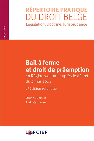 bail à ferme et droit de préemption en région wallonne après le décret du 2 mai 2019