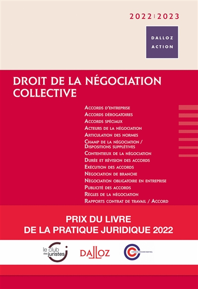 Droit de la négociation collective 2022-2023