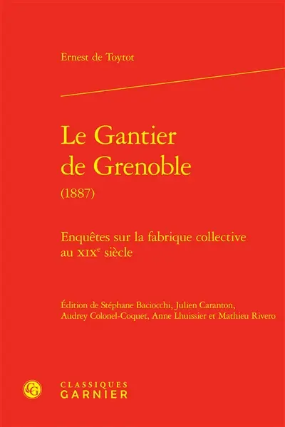 Le gantier de Grenoble (1887) : enquêtes sur la fabrique collective au XIXe siècle