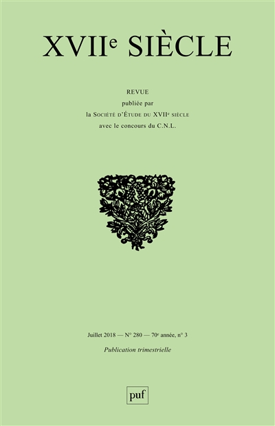 Dix-septième siècle, n° 280. Les récits d'accès au savoir au XVIIe siècle