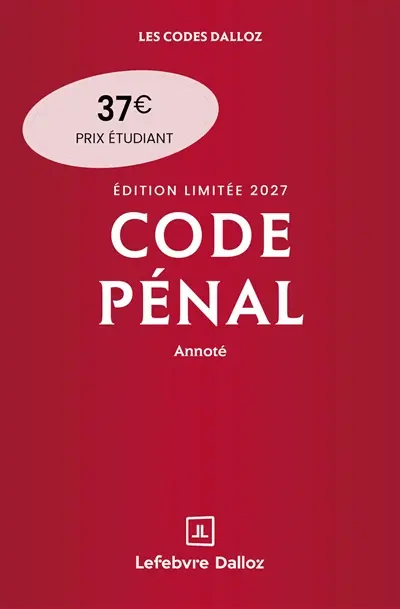 Code pénal 2027, annoté Code pénal 2027, annoté
