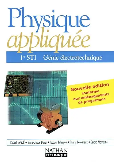 Physique appliquée, 1re STI, génie électrotechnique