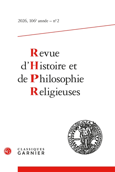 Revue d'histoire et de...