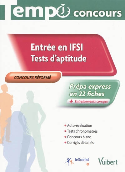 Entrée en IFSI : tests d'aptitude