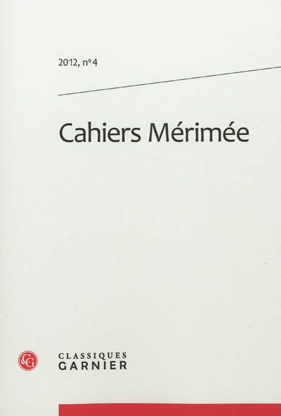 Cahiers Mérimée, n° 4