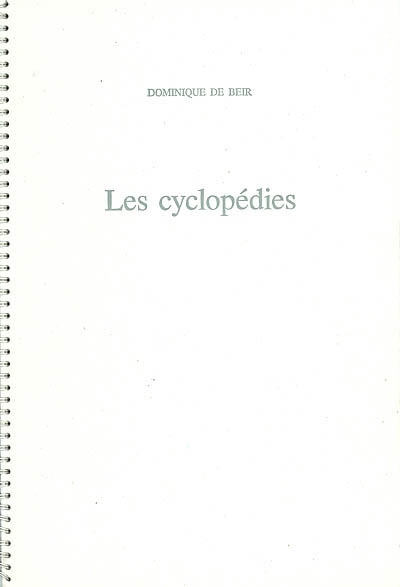 Les cyclopédies