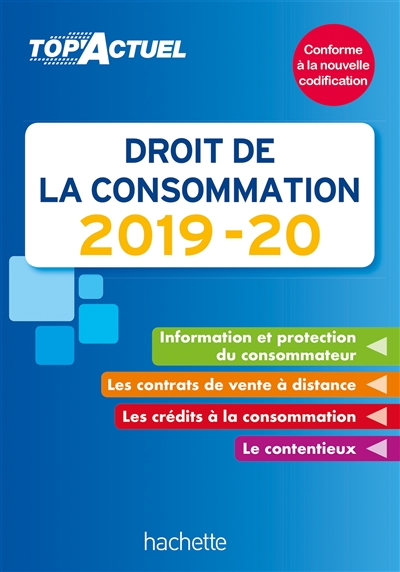 Droit de la consommation : 2019-20