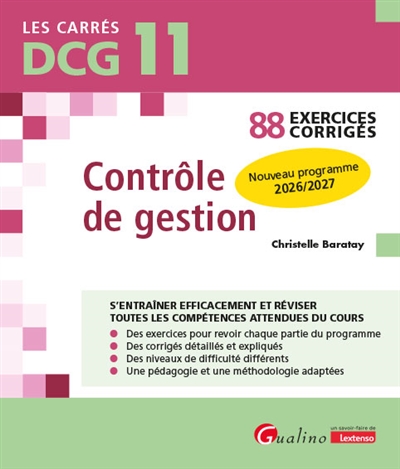 Contrôle de gestion, DCG 11...