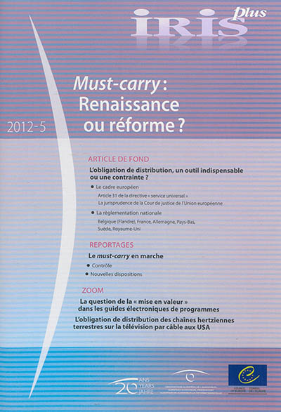 IRIS plus, n° 5 (2012)....
