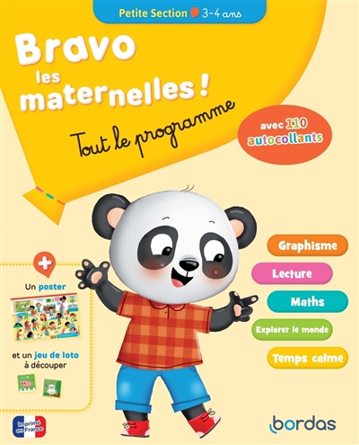 Bravo les maternelles ! : tout le programme : petite section, 3-4 ans