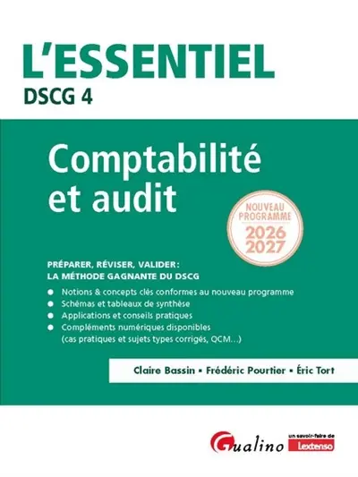 Comptabilité et audit, DSCG 4 : nouveau programme 2026-2027