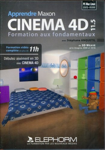 Apprendre Maxon Cinema 4D 11.5 : formation aux fondamentaux : formation cinéma 4D